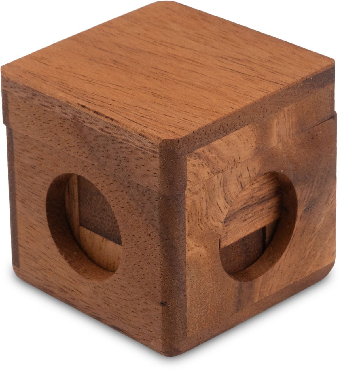 LOGOPLAY 3D-Puzzle Soma Würfel Gr. M, Puzzleteile, Soma-Würfel Gr. M 3D Puzzle Knobelspiel im Holzkasten, 7 cm