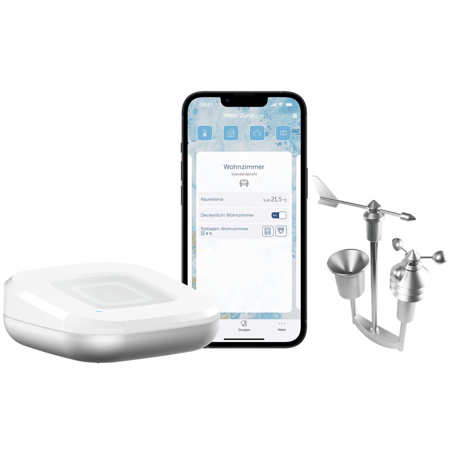 Homematic IP HOMEMATIC IP Starterset Wetter Pro Smart-Home Starter-Set