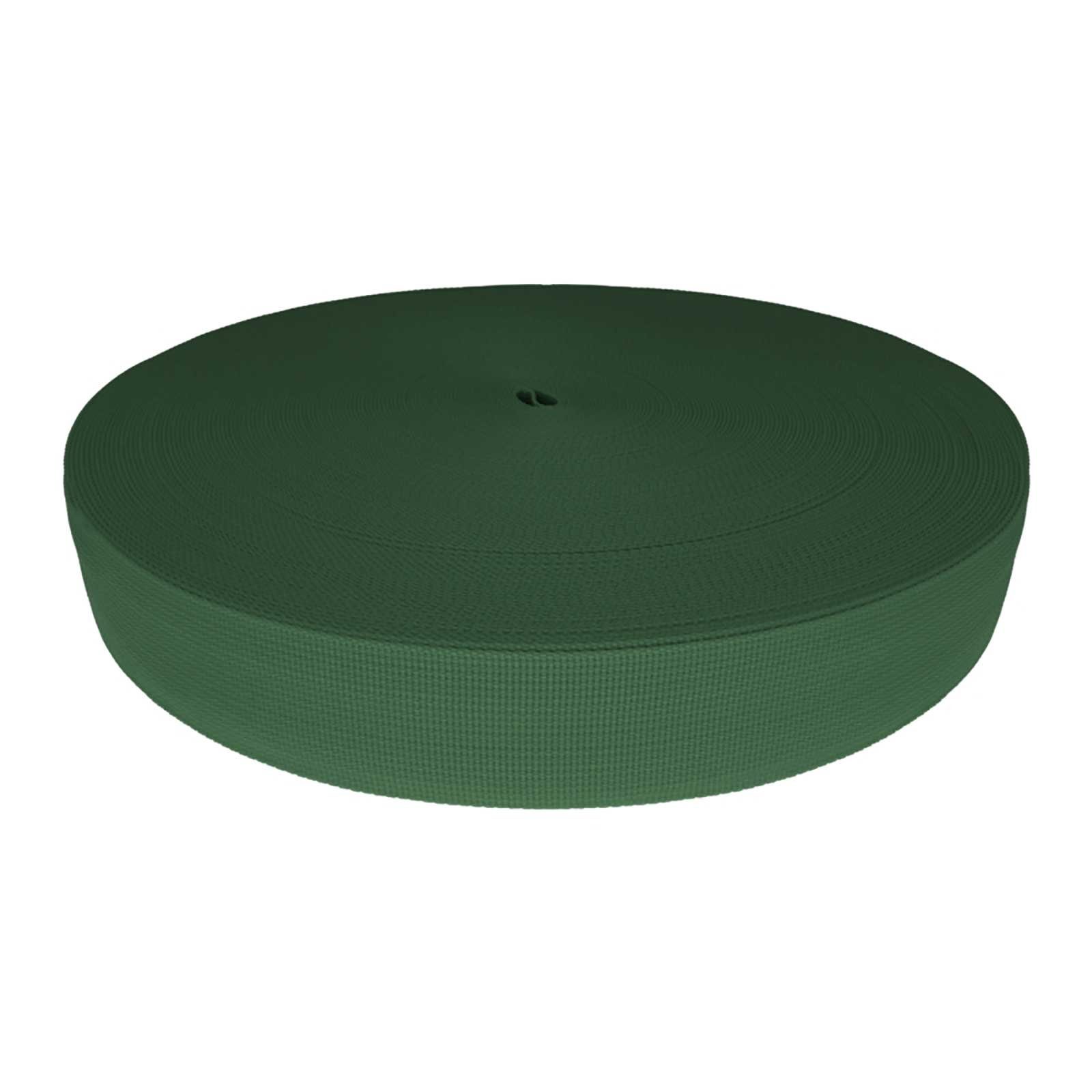 maDDma Gurtband Polyester 45m lang 10mm breit Farbwahl Rollladengurt, 153 grün