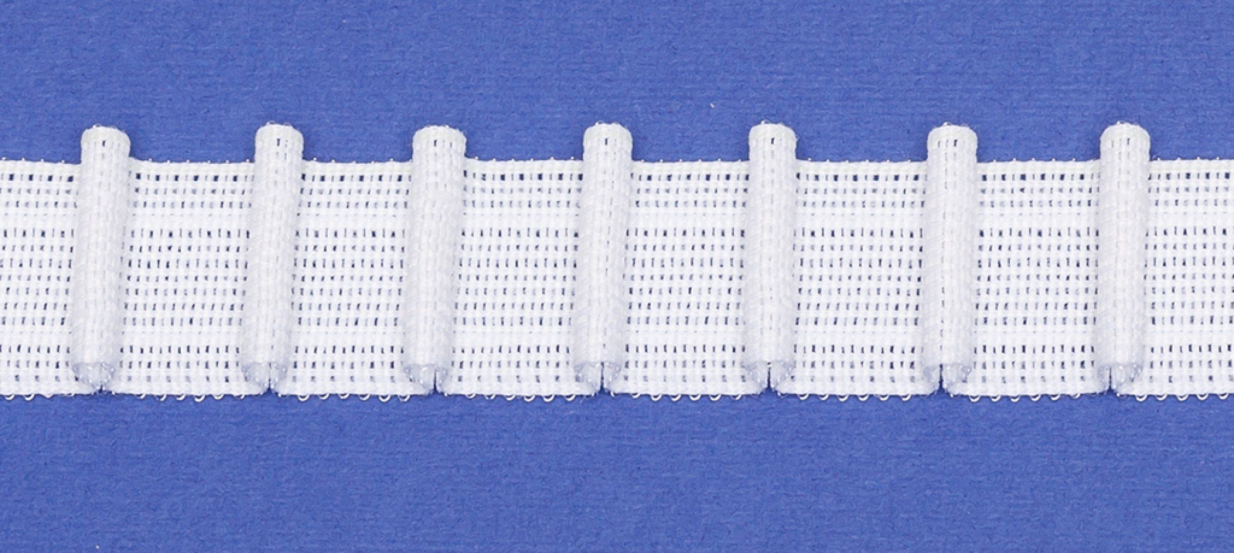 Gardine Veloursband, Gardinenband, Dekoschals / Farbe: weiß / Breite: 25mm - L005, rewagi, Verkaufseinheit: 5 Meter
