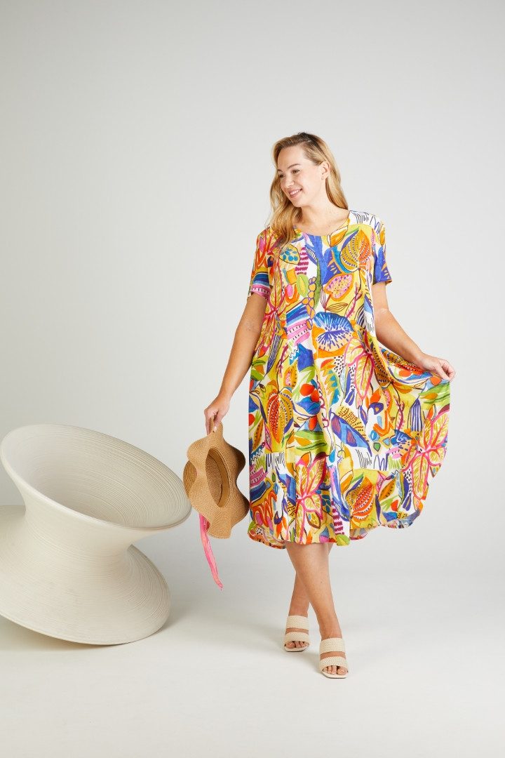 Mona Lisa REDLINE Sommerkleid Große Größen günstig online kaufen