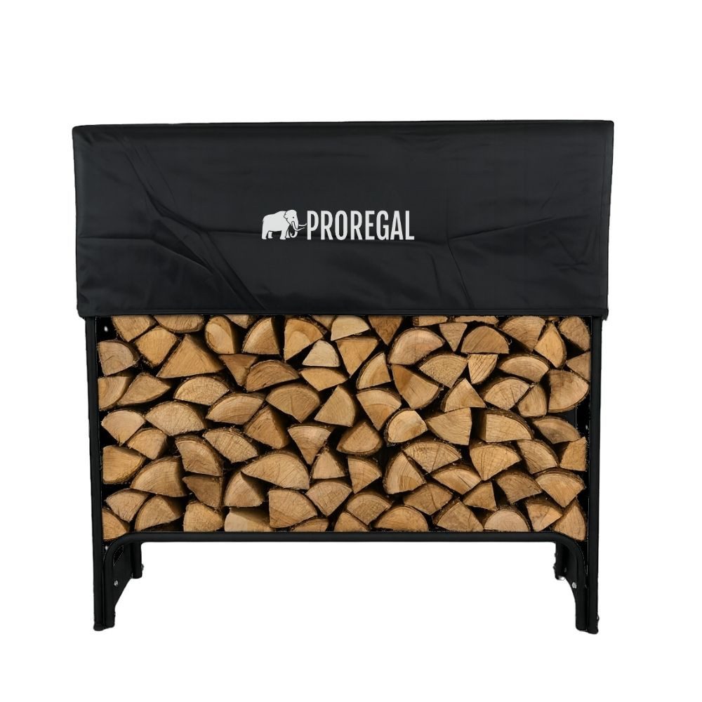 PROREGAL® Kaminholzregal Kaminholzregal für außen, Wetterfester Holzunterstand Kaminholzlager Brennholzregal