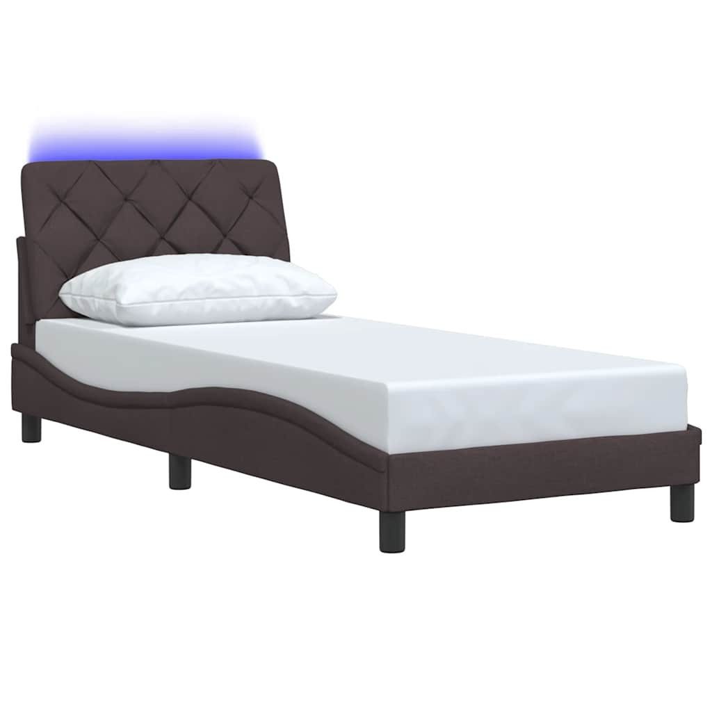 vidaXL Bett Bettgestell mit LED ohne günstig online kaufen