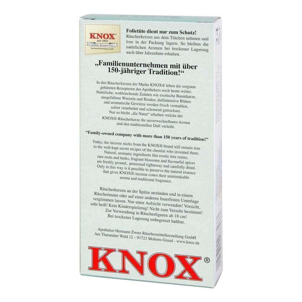 KNOX Räucherkegel 1 Päckchen Räucherkerzen - Weihnachtsduft - 24er Packung