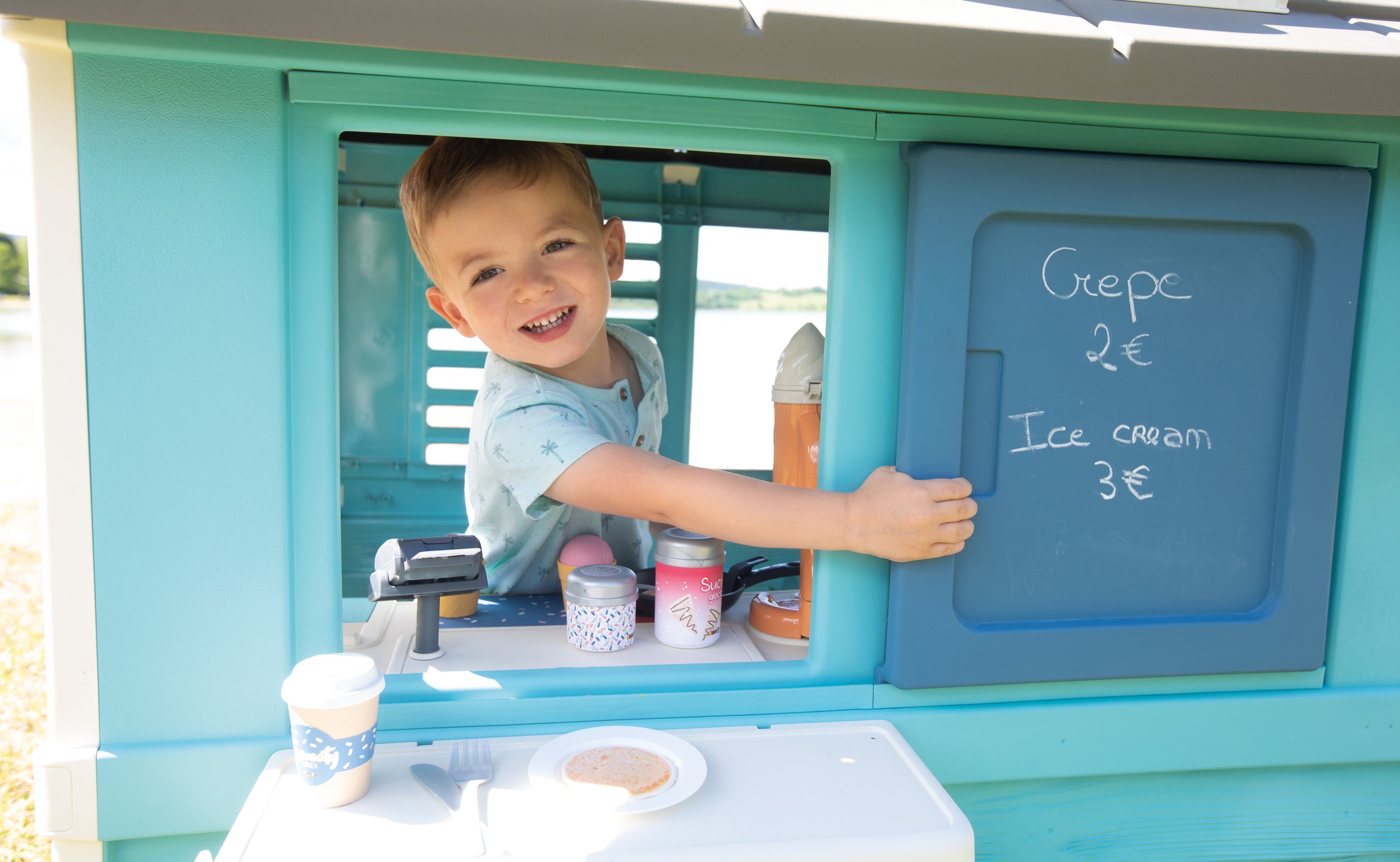 Smoby Spielhaus Sweety Corner, mit Verkaufstheke und viel Zubehör – Bild 5 von 5