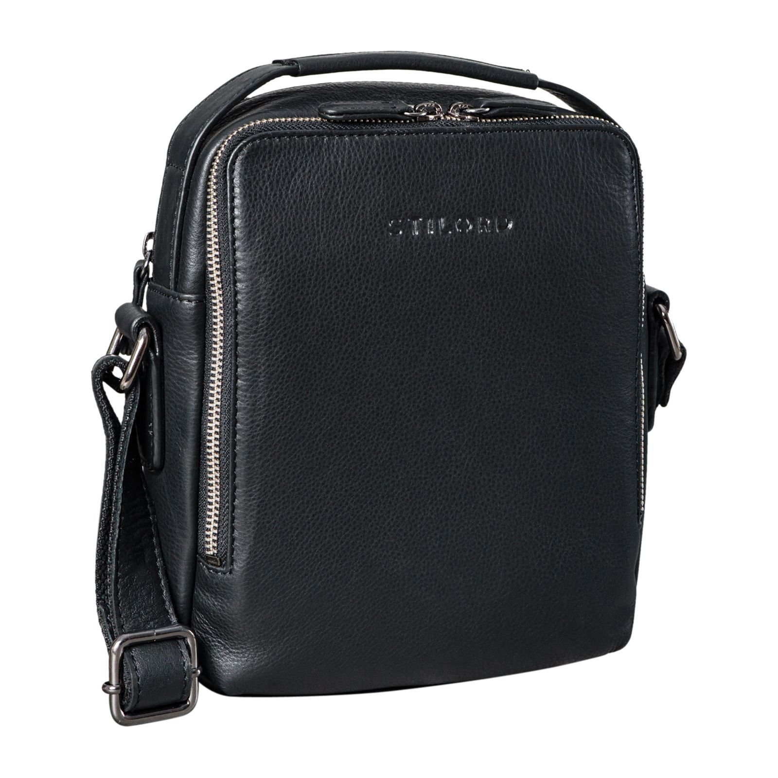 STILORD Schultertasche "Bastian" Schultertasche Herren Leder Vintage