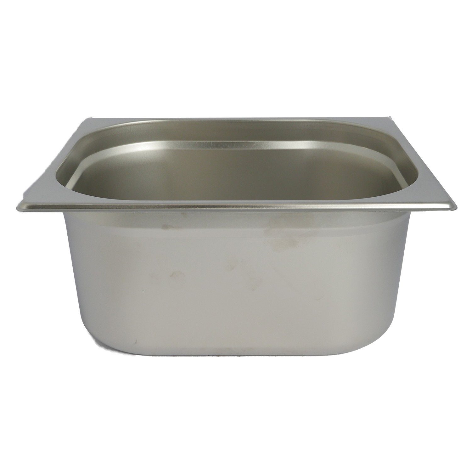 B&S Thermobehälter GN Behälter Einsatz Edelstahl 1/2 Tiefe 15 cm - 9,5 Liter, Edelstahl