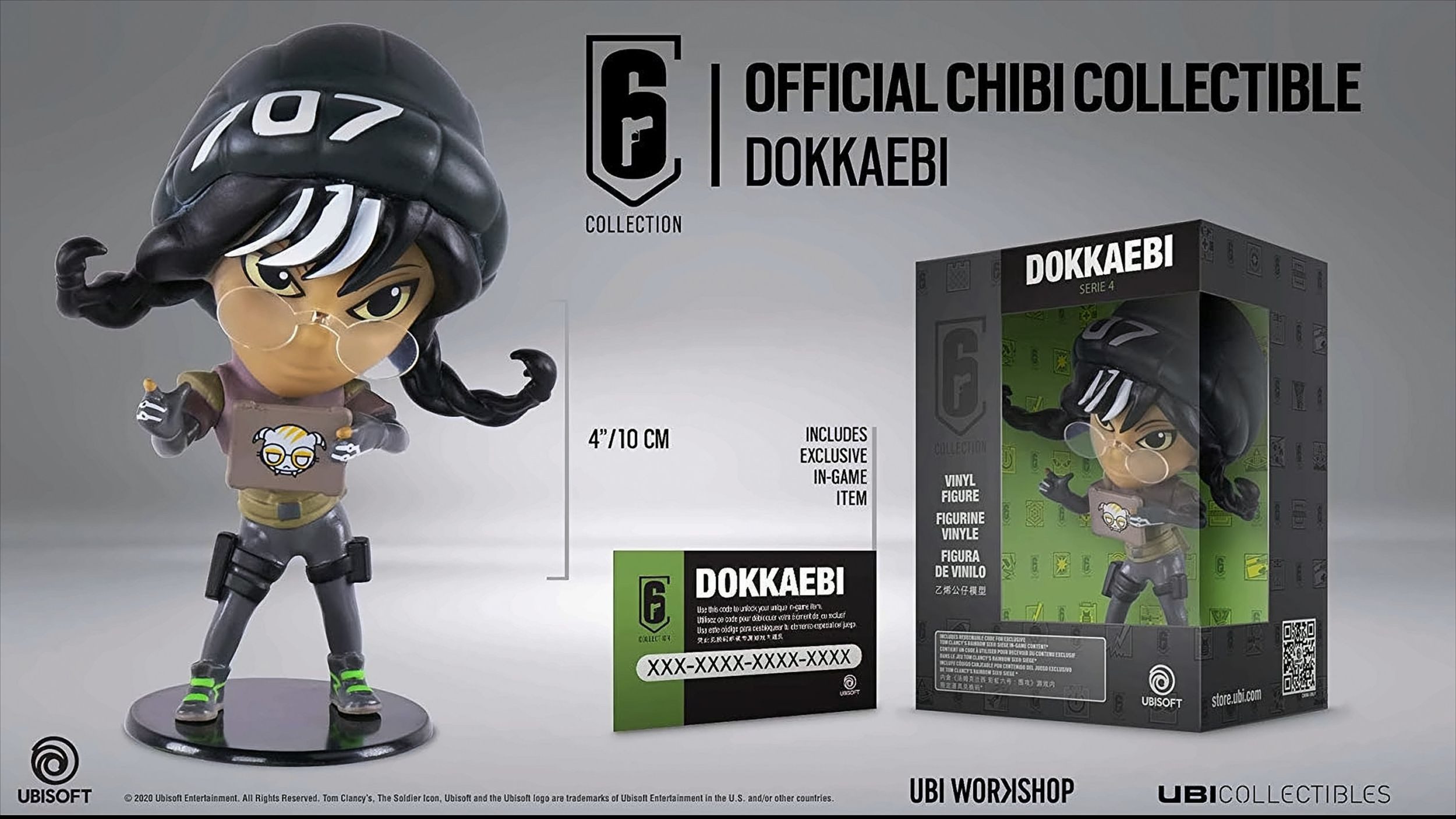 UBISOFT Spielfigur Six Collection 4 - Dokkaebi 10 cm Vinyl Figure