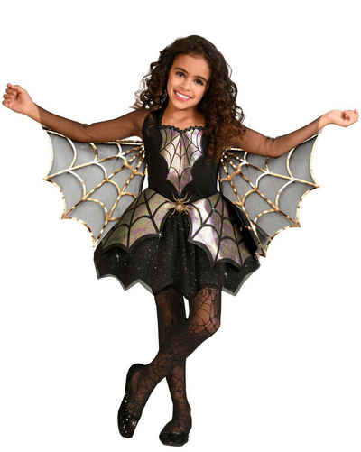 Amscan Hexen-Kostüm 'Schimmernde Spinne' für Mädchen - Schwarz