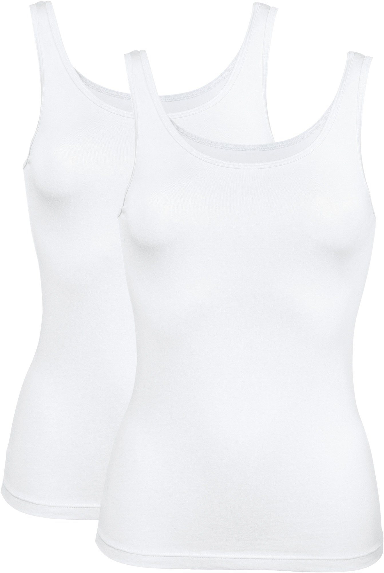 Erwin Müller Unterhemd Damen-Unterhemd 2er-Pack Modal Uni günstig online kaufen