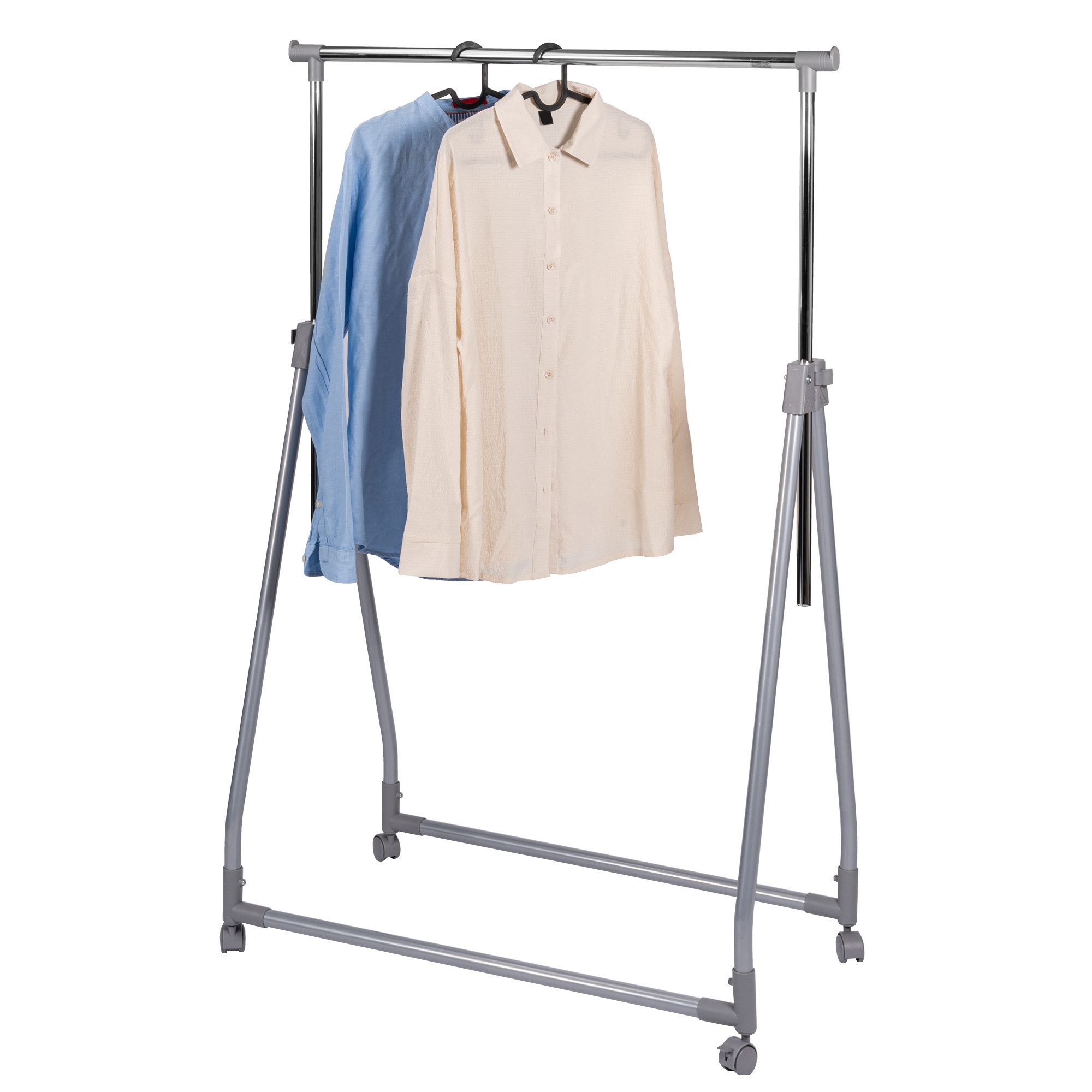 bremermann Kleiderständer Kleiderstange klappbar, Garderobenständer, rollba günstig online kaufen