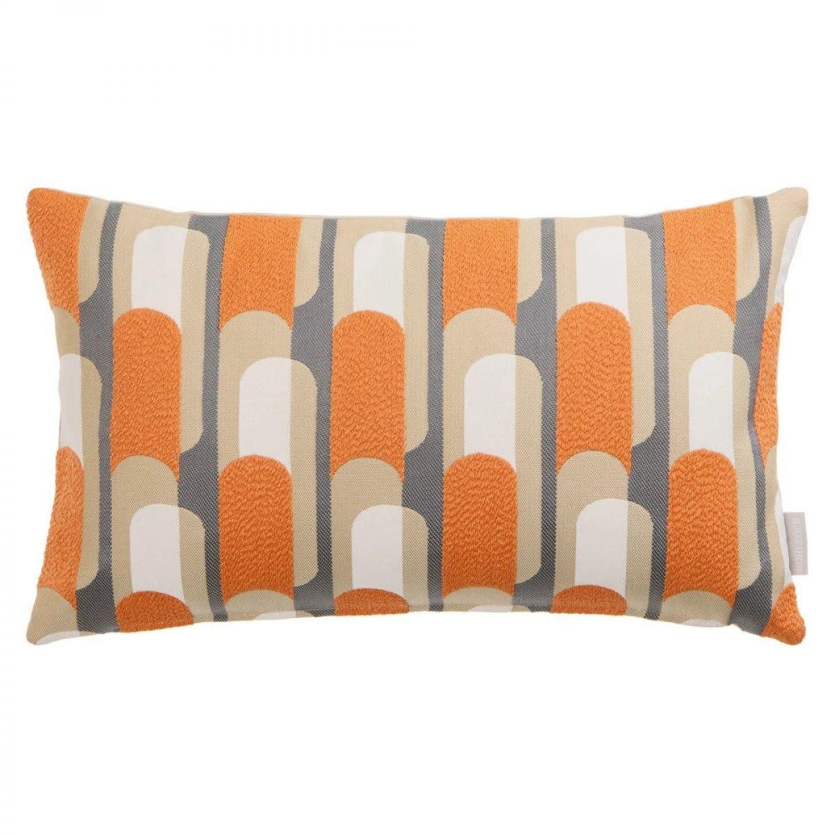 ROHLEDER Kissenhülle Kissen Journey Waves Orange (50x30cm)