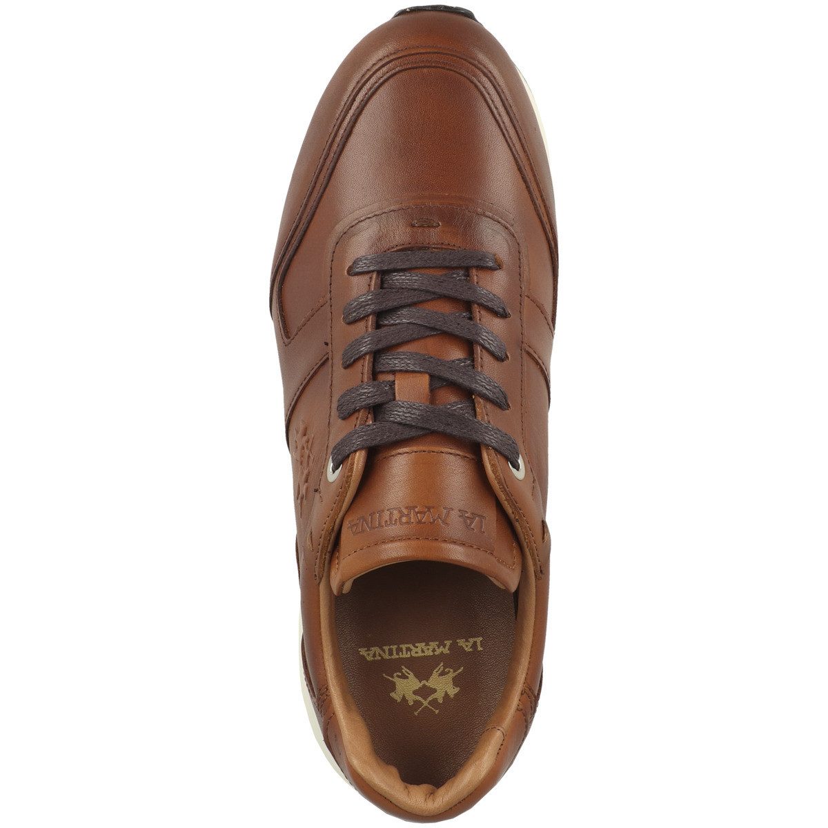 La Martina LFM262 Herren Sneaker Turnschuhe, Sportschuhe, Freizeitschuhe, Halbschuhe, Schnürschuhe