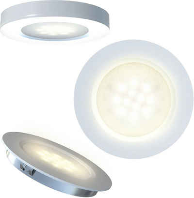 innr Deckenspot »Puck Lights white PL«, Dimmfunktion, LED fest integriert, Warmweiß, Puck Lights white PL 115 (3 Pucks pro Packung)