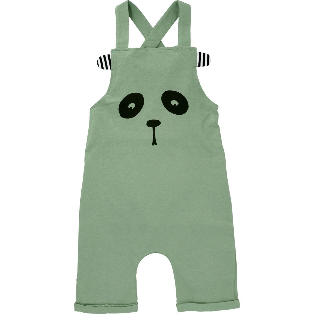 Turtledove London Latzhose Panda Unisex Kinder (1-tlg) Hose, Latz, Trägerhose, Overall, Jumpsuit