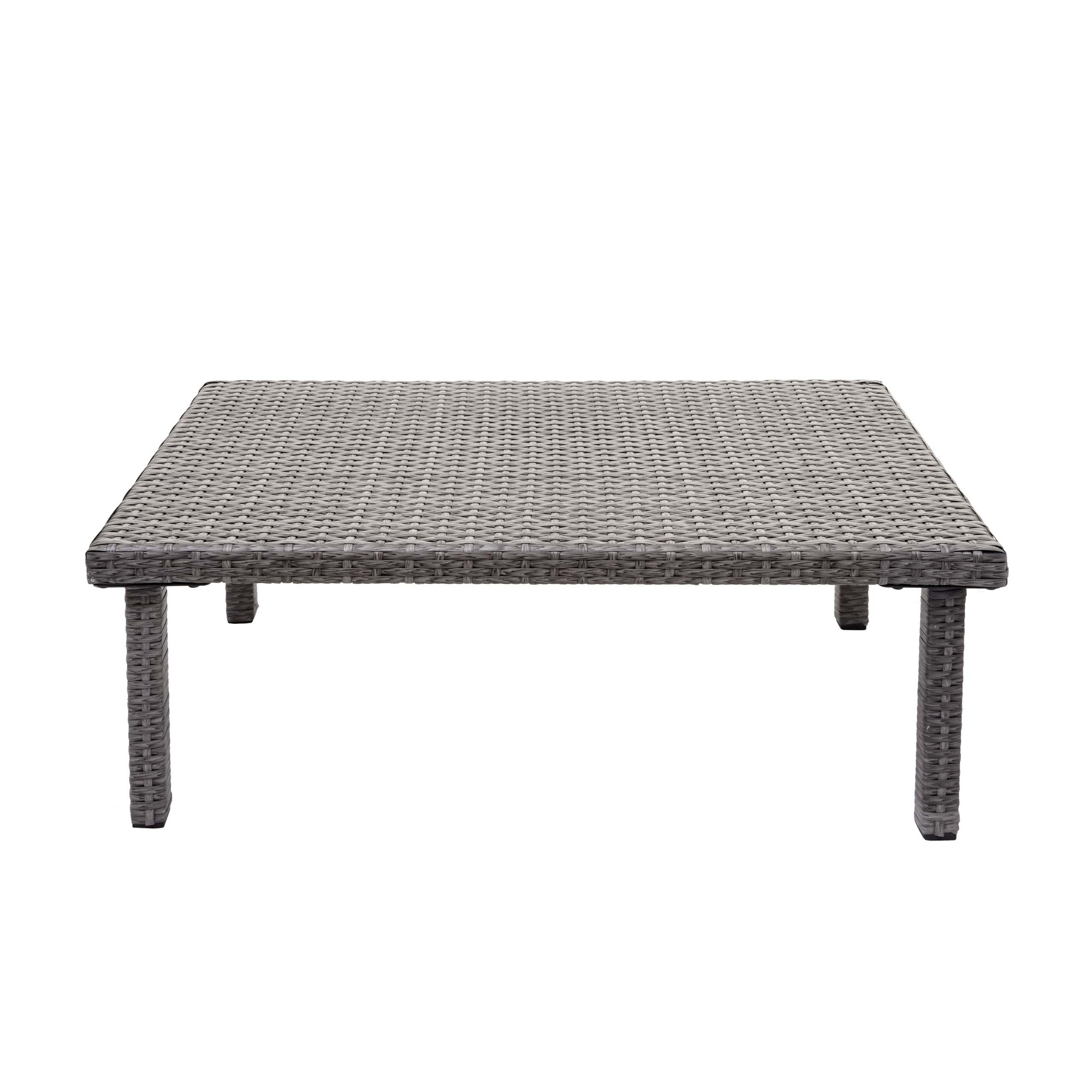 MCW Gartentisch MCW-G16-CT, Verstärkte Tischplatte für Neigt Stabilität, nicht Fasern zum grau extra