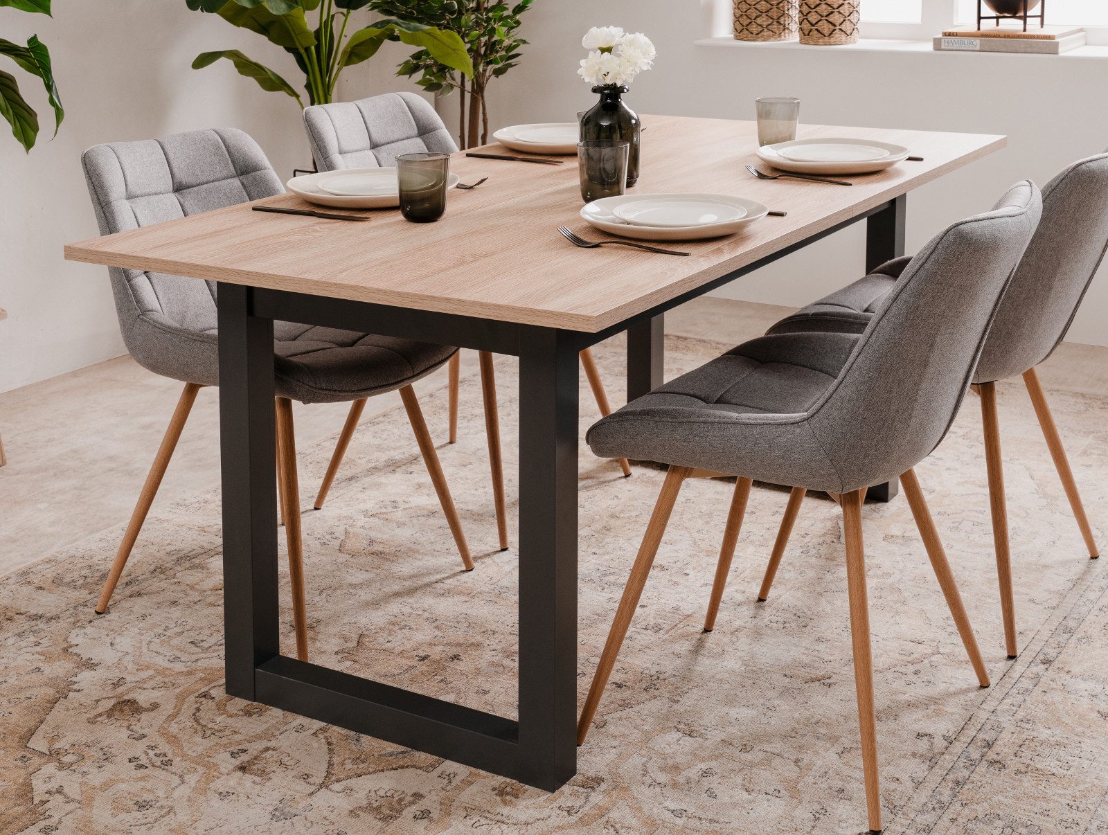 Furn.Design Esstisch Malta (in Eiche Sonoma günstig online kaufen