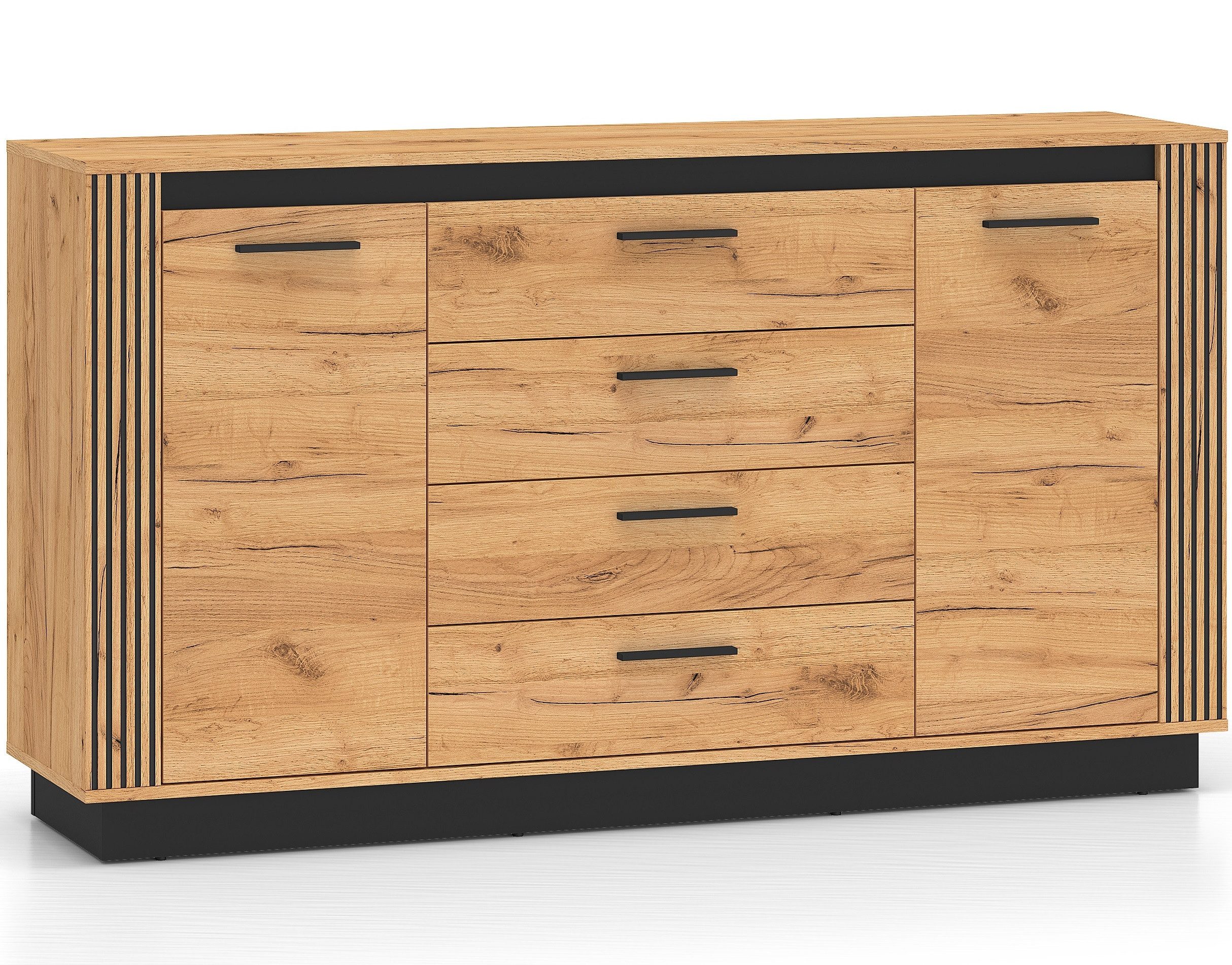 Kombikommode URSO 06 zweitüriges Sideboard mit Schubladen Esszimmer Flur