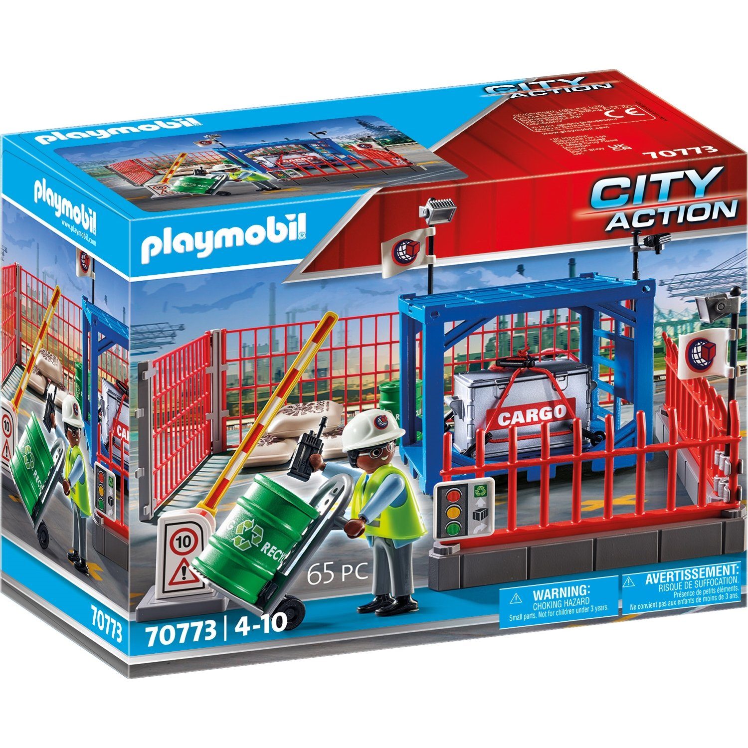 Playmobil® 70773 City Action 70773 Frachtlager Konstruktions-Spielset günstig online kaufen