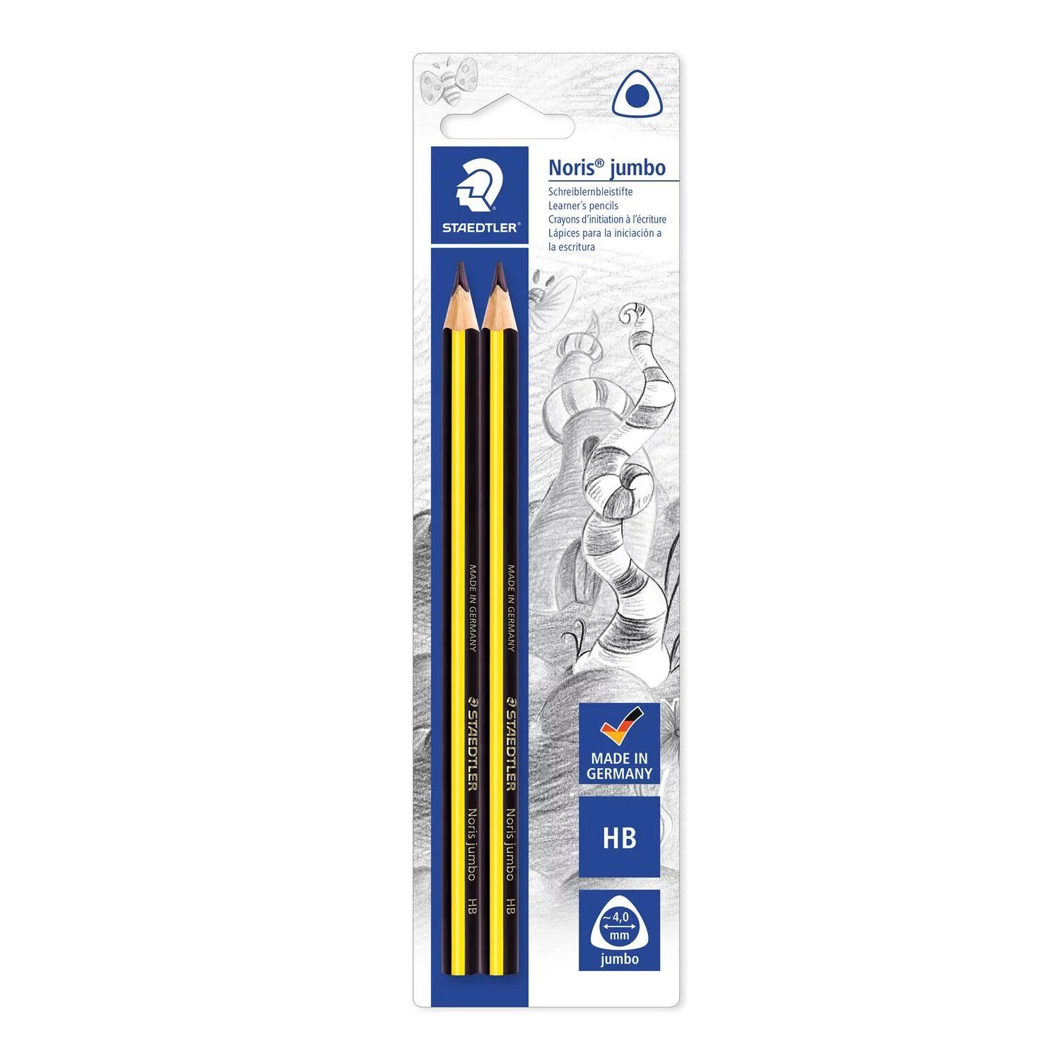STAEDTLER Bleistift Staedtler Schreiblernstift Härte 2B 119BK2DA