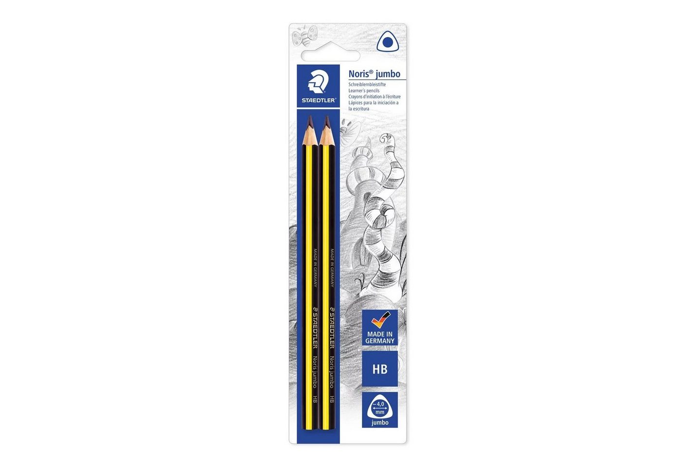 STAEDTLER Bleistift Staedtler Schreiblernstift Härte 2B 119BK2DA