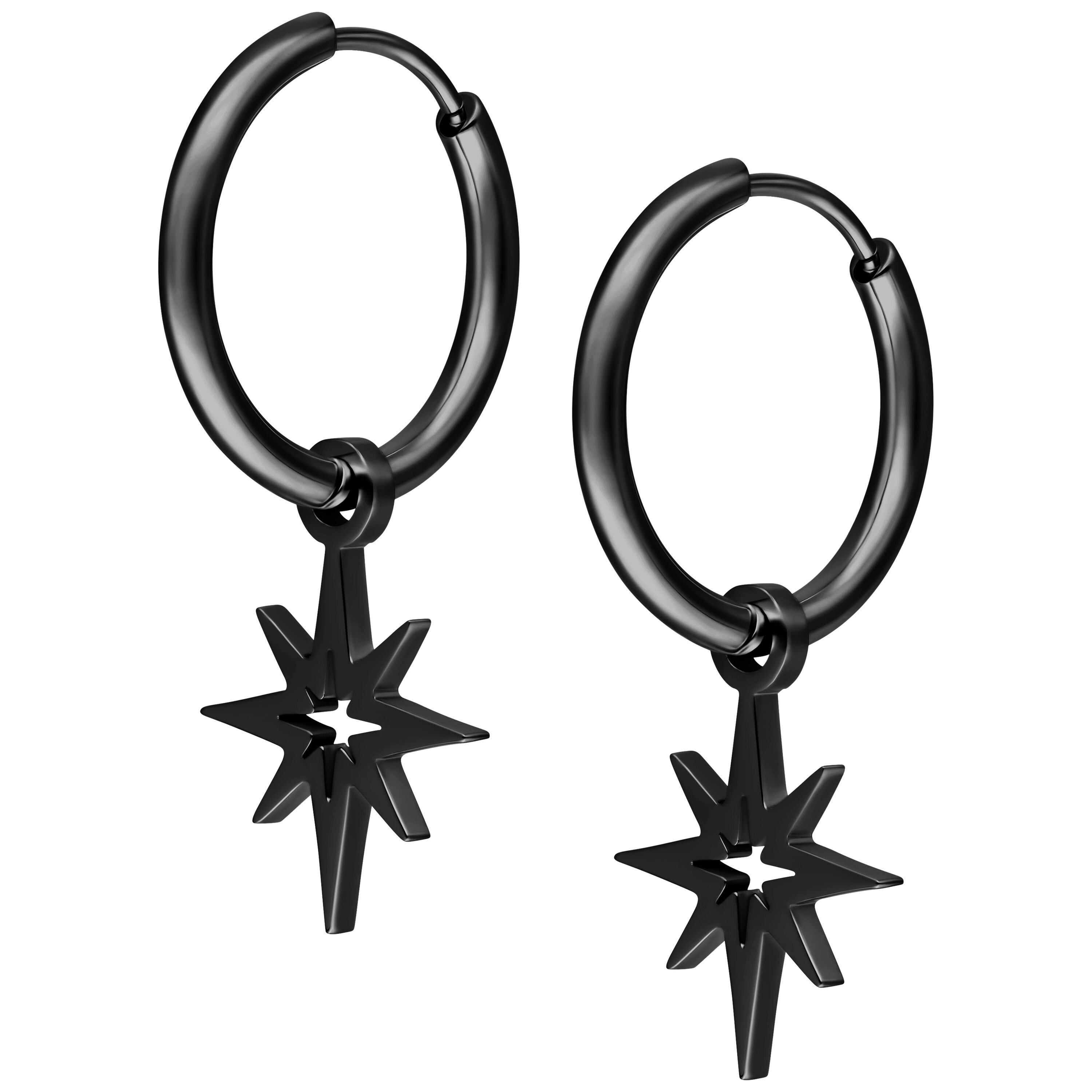 Paar Ohrhänger Little Polar Star Hoops