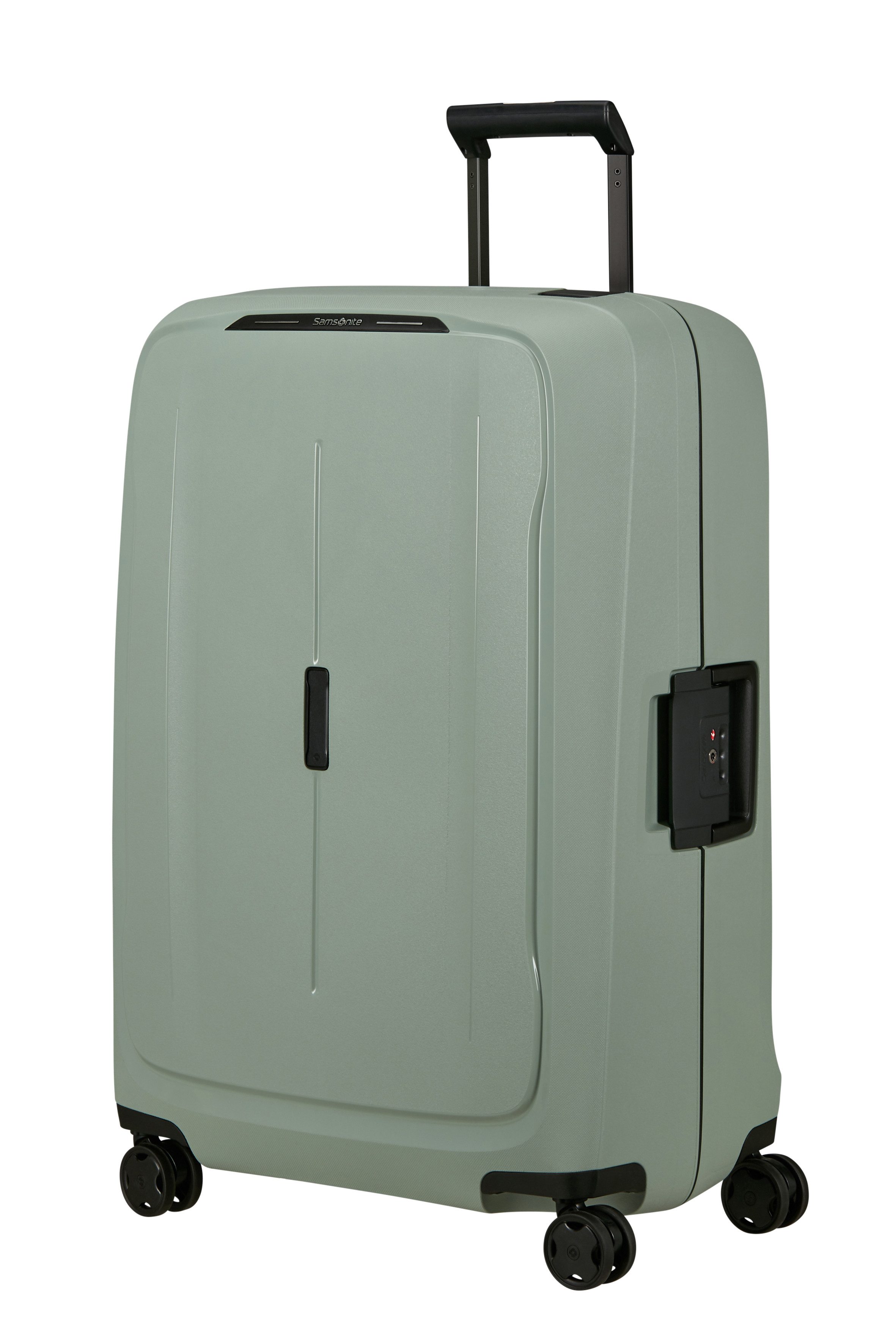 Samsonite Hartschalen-Trolley ESSENS, verschiedene Größen und Farben, 4 Rollen, mit robustem Polypropylen-Gehäuse, mit mehreren Fächern