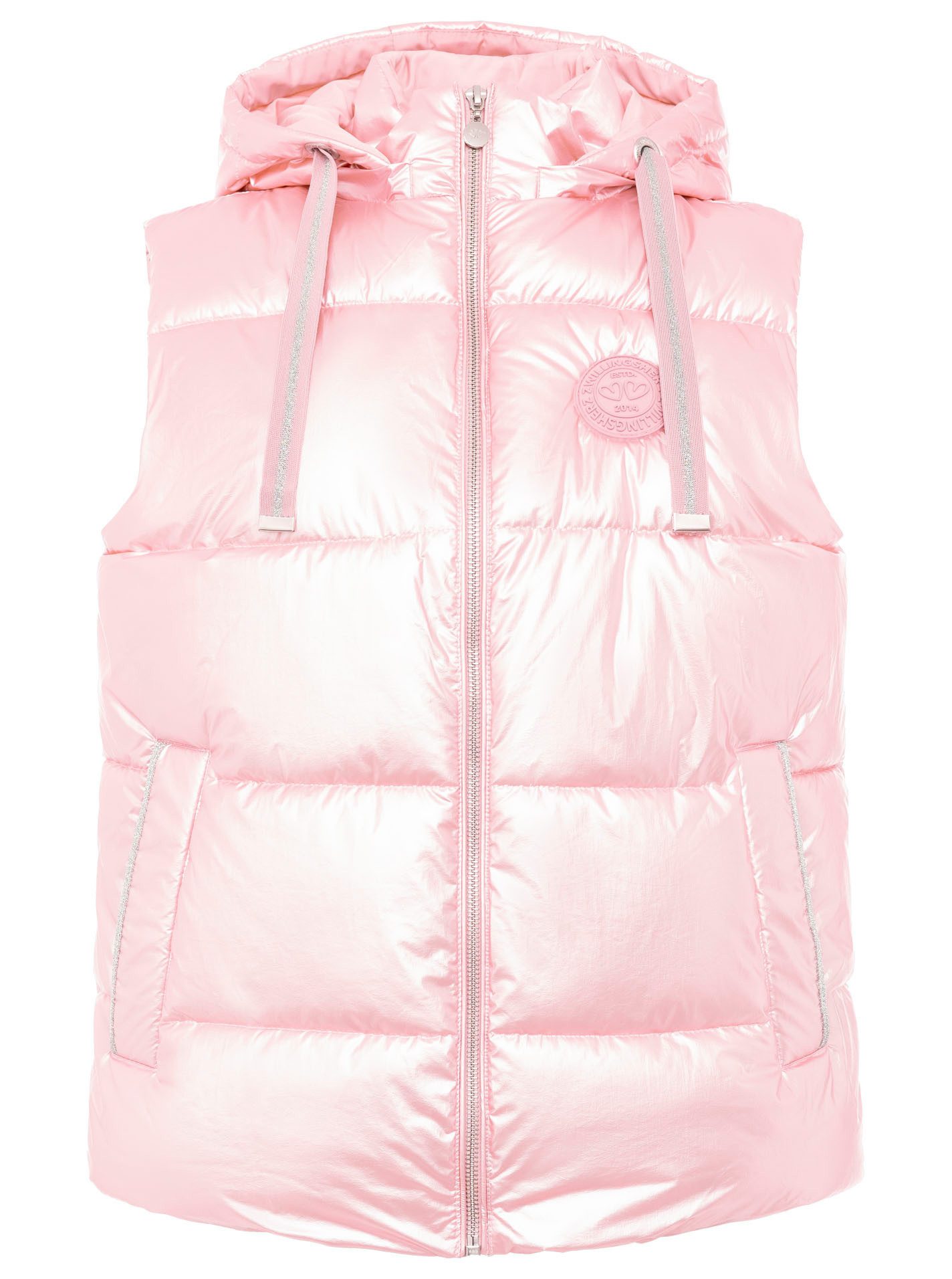 Zwillingsherz Steppweste "Zwillingsherz" Frontreißverschluß, Kapuze, seitli günstig online kaufen