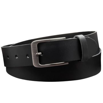 COLOGNEBELT Ledergürtel OM411-SL-Schwarz MADE IN GERMANY, Schwarz Kürzbar, 100 % Echtleder, Aus einem Stück, Unisex