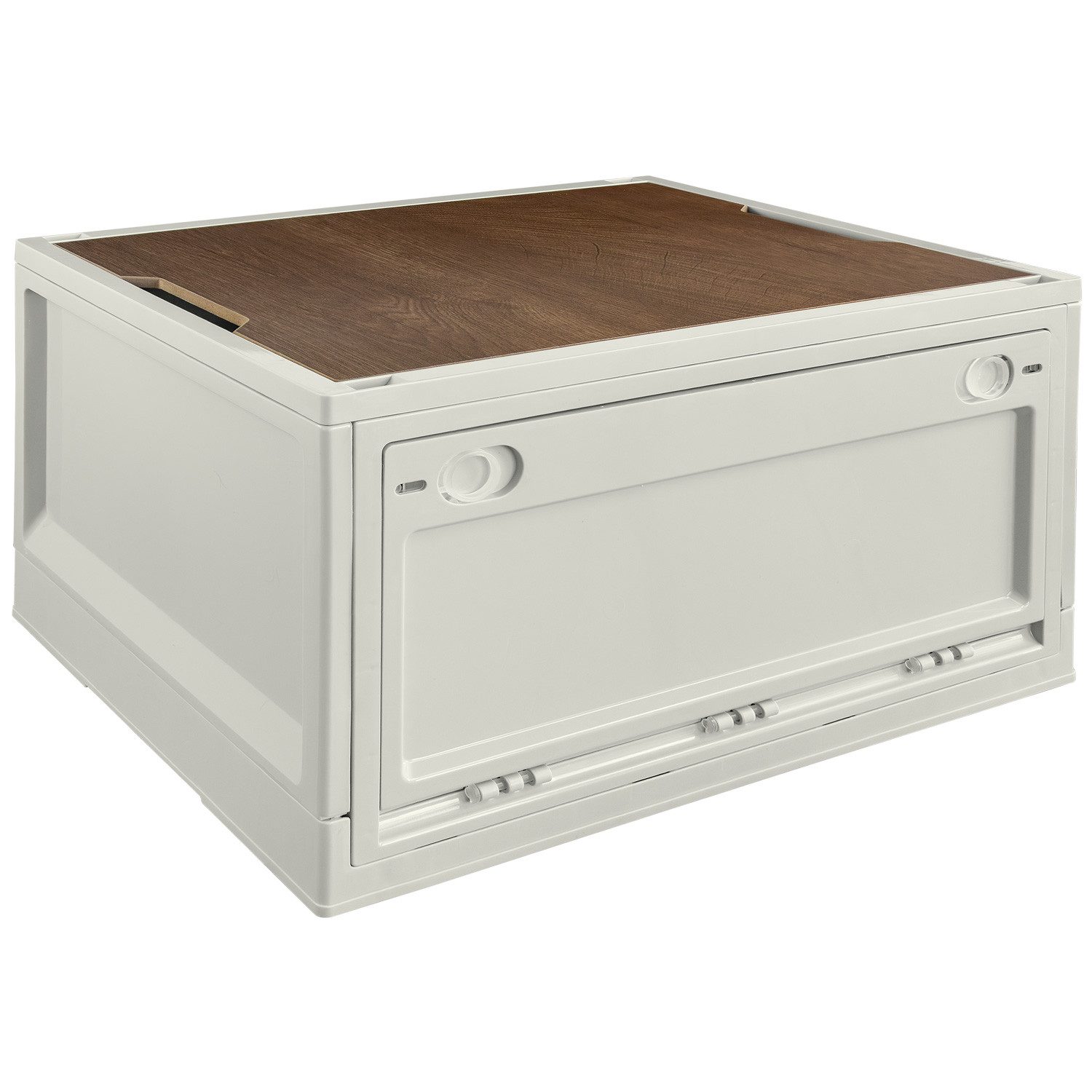 Faltbox Storage Box 45 L Camping Klappbox Klappkiste faltbar 50x35x29 cm Beige