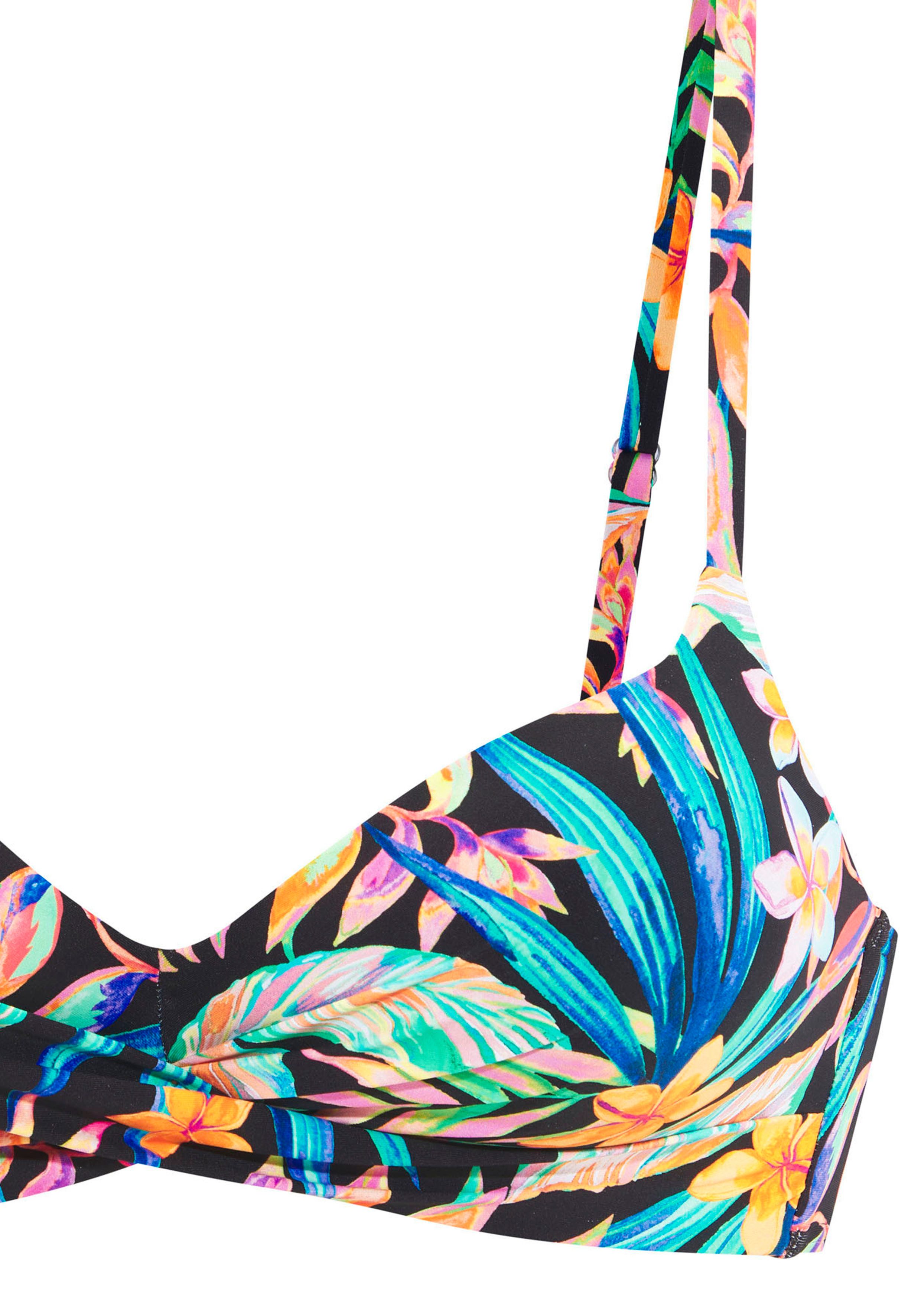 Sunseeker Triangel-Bikini-Top Petit, Mit modernem Print