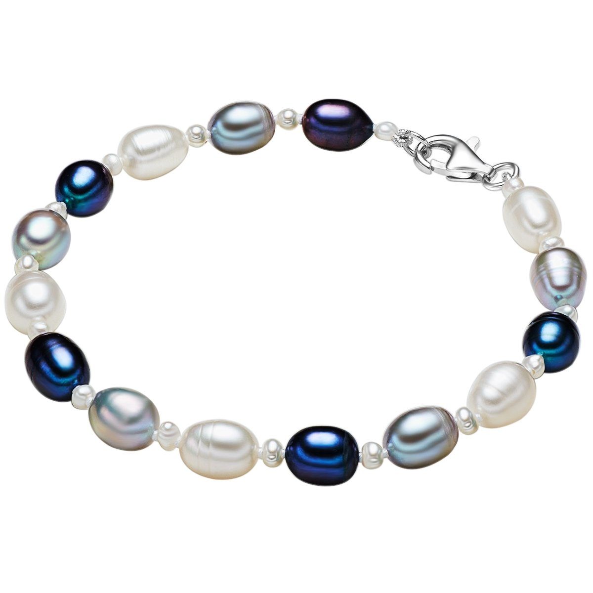 Valero Pearls Armband silber, aus Süßwasser-Zuchtperlen