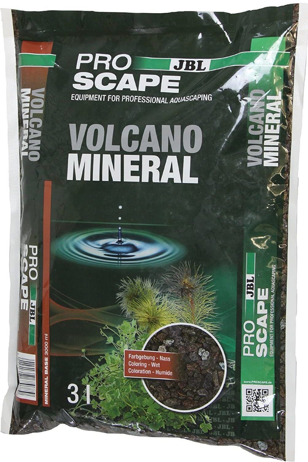 Aquarien-Substrat JBL 3 Liter ProScape Volcano Mineral Bodengrund Aquascaping