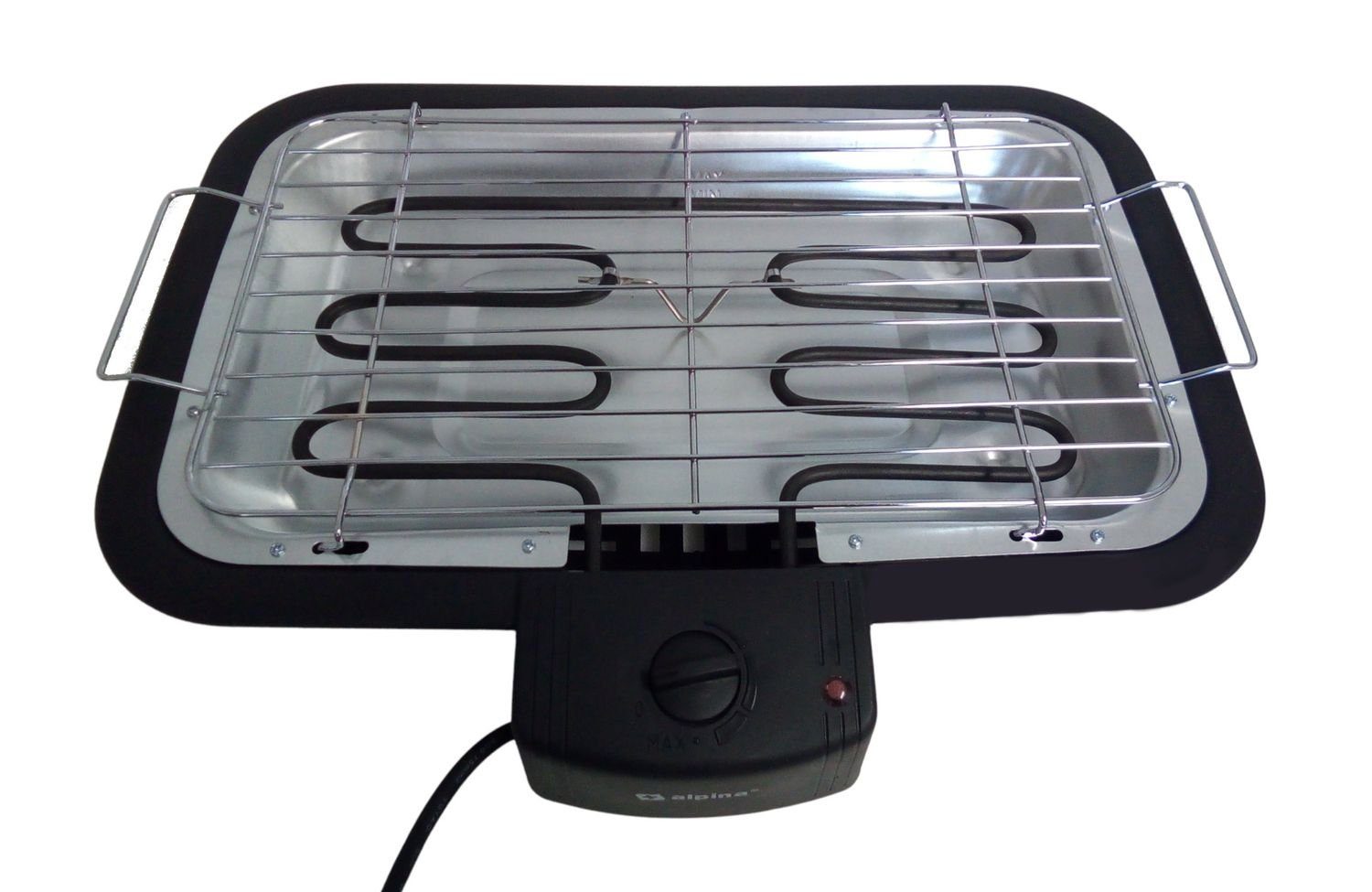 BURI Grillkamin Alpina Standgrill Tischgrill Elektrogrill Partygrill Barbecue Camping