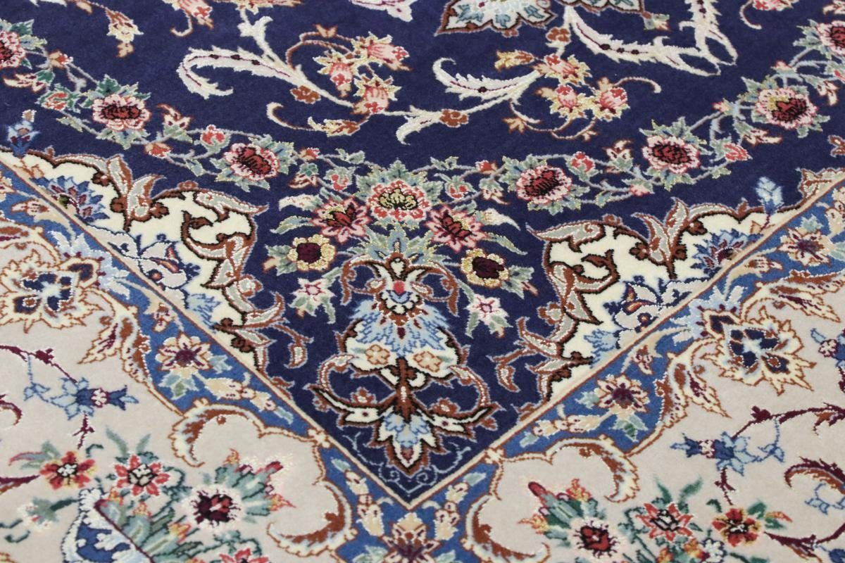 Orientteppich Isfahan Signiert Seidenkette rechteckig, Orientteppich, Handgeknüpfter mm 6 Nain 128x199 Höhe: Trading