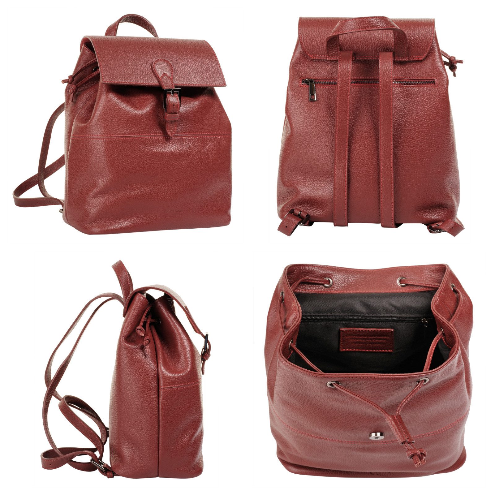Cluty Cityrucksack, echt Leder, Made in günstig online kaufen