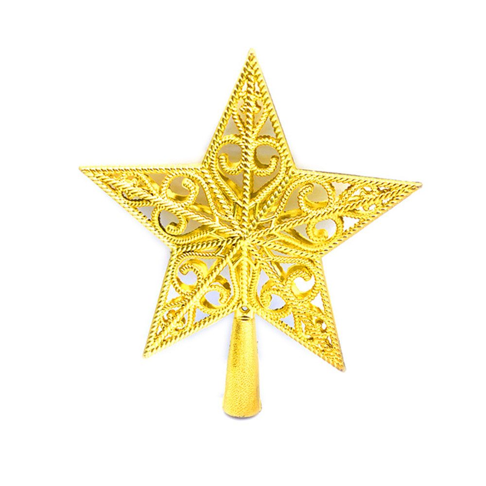 Coonoor Weihnachtsbaumkugel Baumspitze Stern - Christbaumspitze Baumspitze Spitze Aufstecker, für Tannenbaum Tannenbaumspitze Weihnachtsbaum Weihnachten