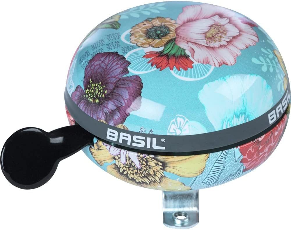 Basil Fahrradklingel Basil Ding-Dong Fahrradglocke BLOOM sky blue XXL Ø80mm