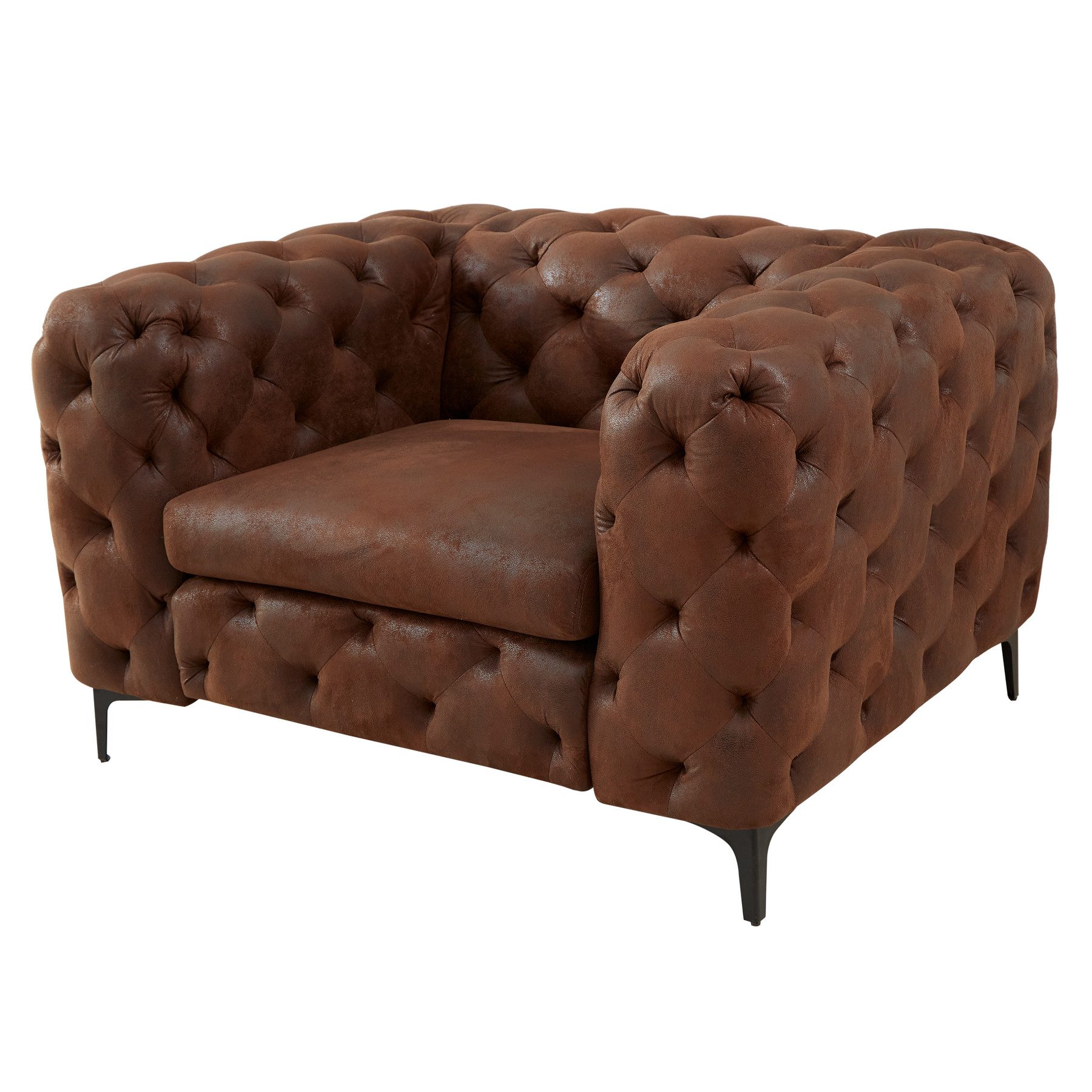 riess-ambiente Chesterfield-Sessel MODERN BAROCK 120cm antik günstig online kaufen