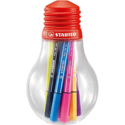 STABILO Filzstift »Premium-Filzstifte Pen 68 mini Colorful Ideas, 12«