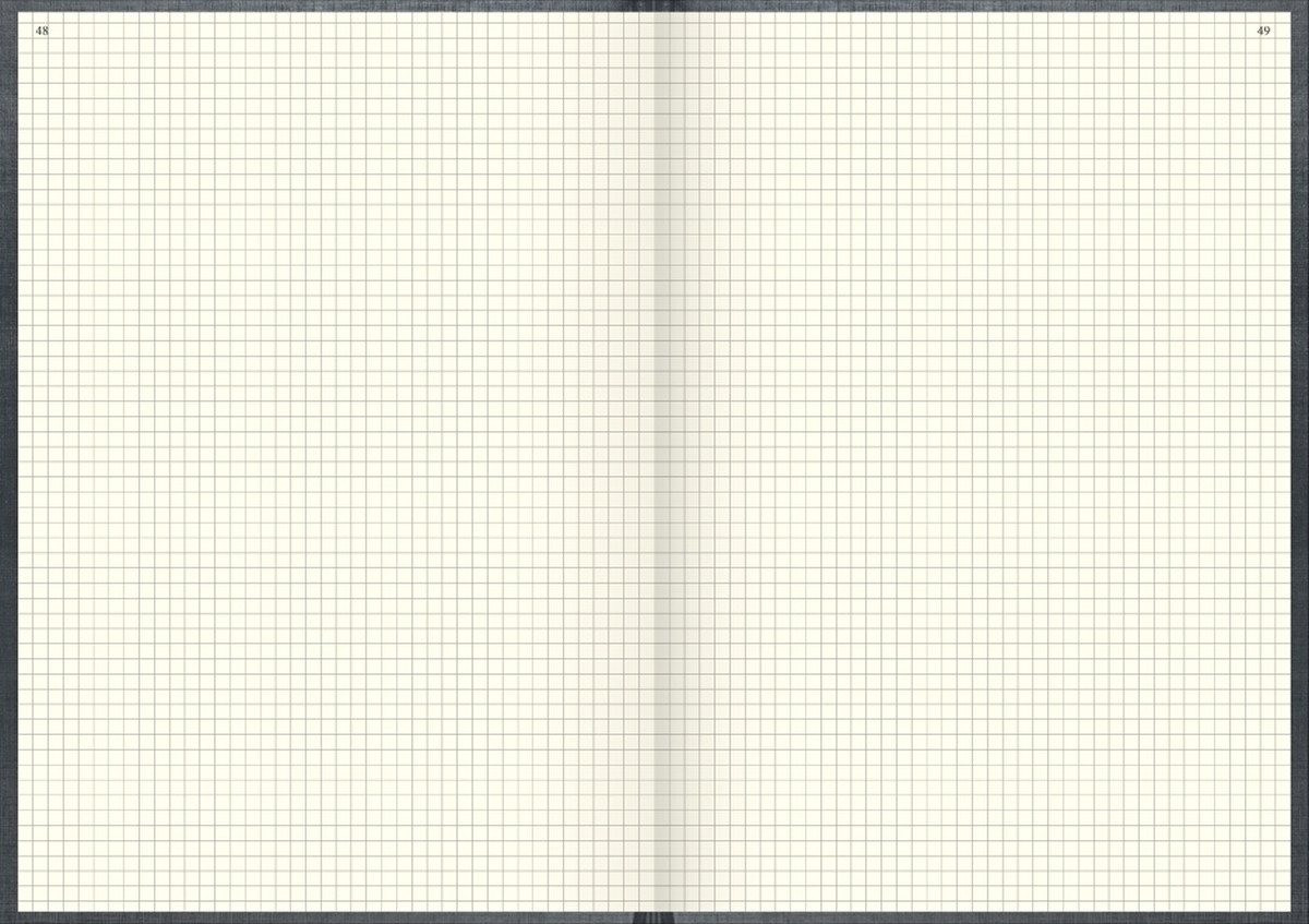 Thumbnail - König & Ebhardt Notizbuch Geschäftsbuch mit Deckenband A4 144 Blatt kariert