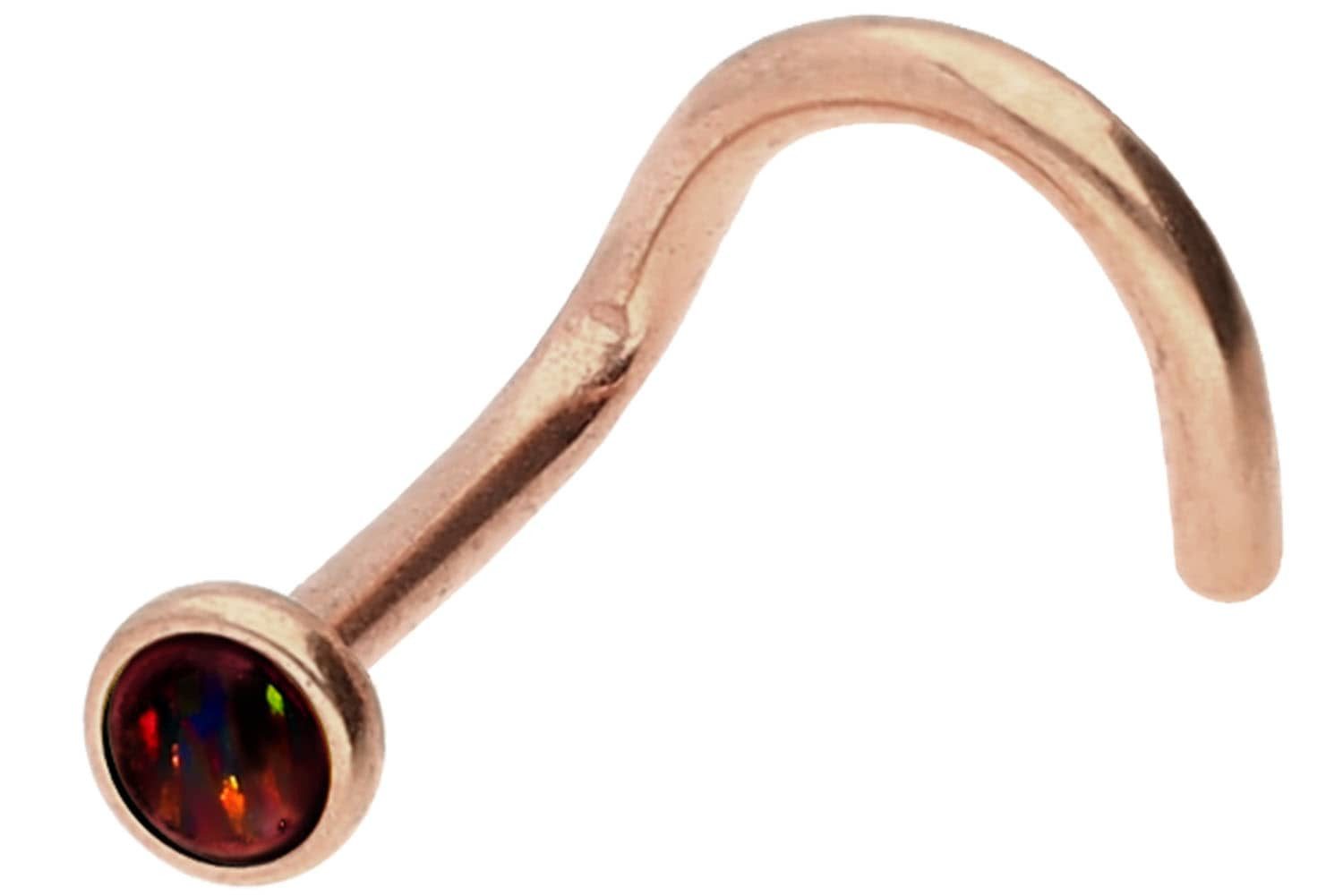 Farbe: Roségoldfarben + Opal: Schwarz