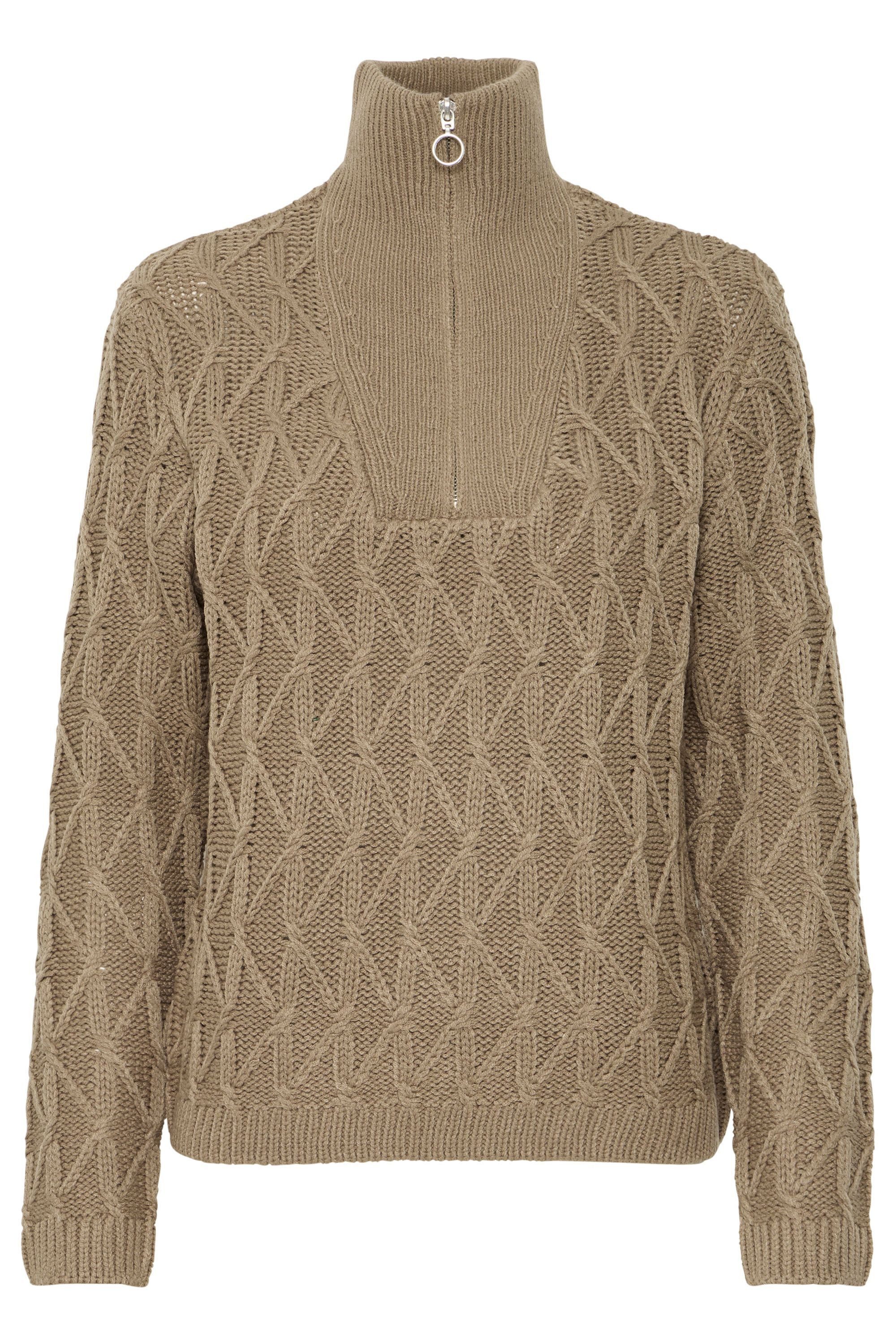 b.young Strickpullover BYOTINKA HALFZIP JUMPER 4 - KNIT