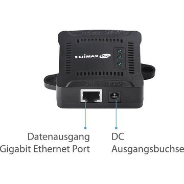 Edimax Pro IEEE 802.3at Gigabit PoE+ Splitter mit Netzwerk-Switch
