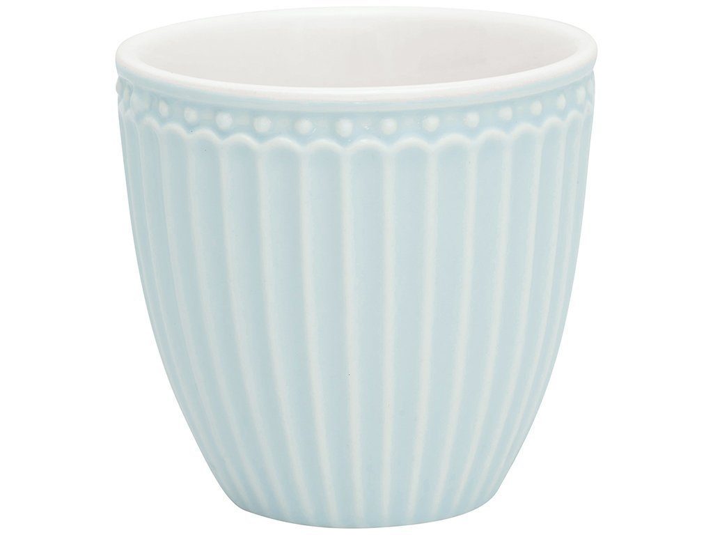 Greengate Tasse Kleine Latte Alice, Steingut pale blue