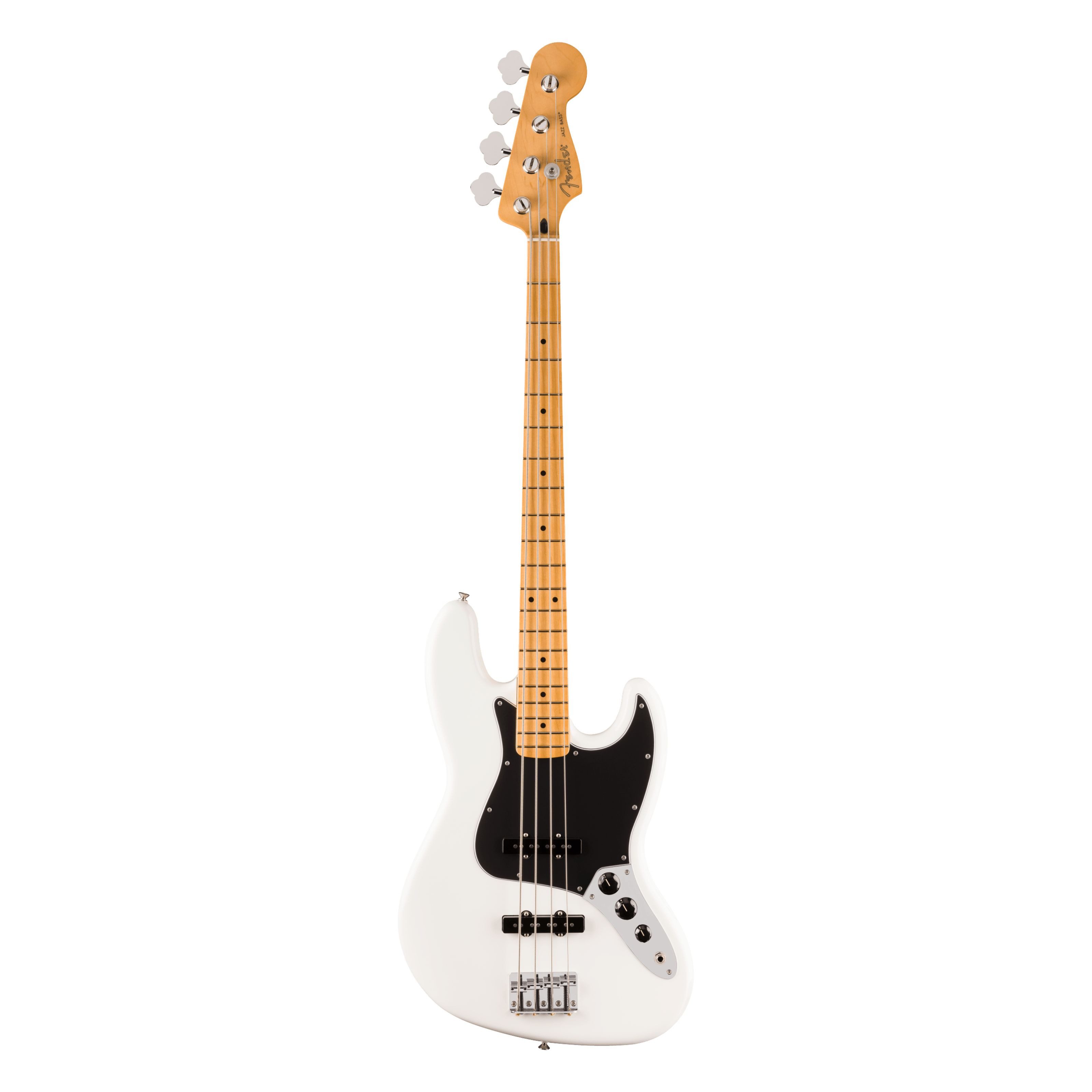 Fender E-Bass, E-Bässe, 4-Saiter E-Bässe, Player II Jazz Bass MN Polar White - E-Bass