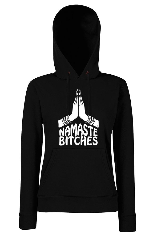 Youth Designz Kapuzenpullover Namaste Hand Damen Hoodie Pullover