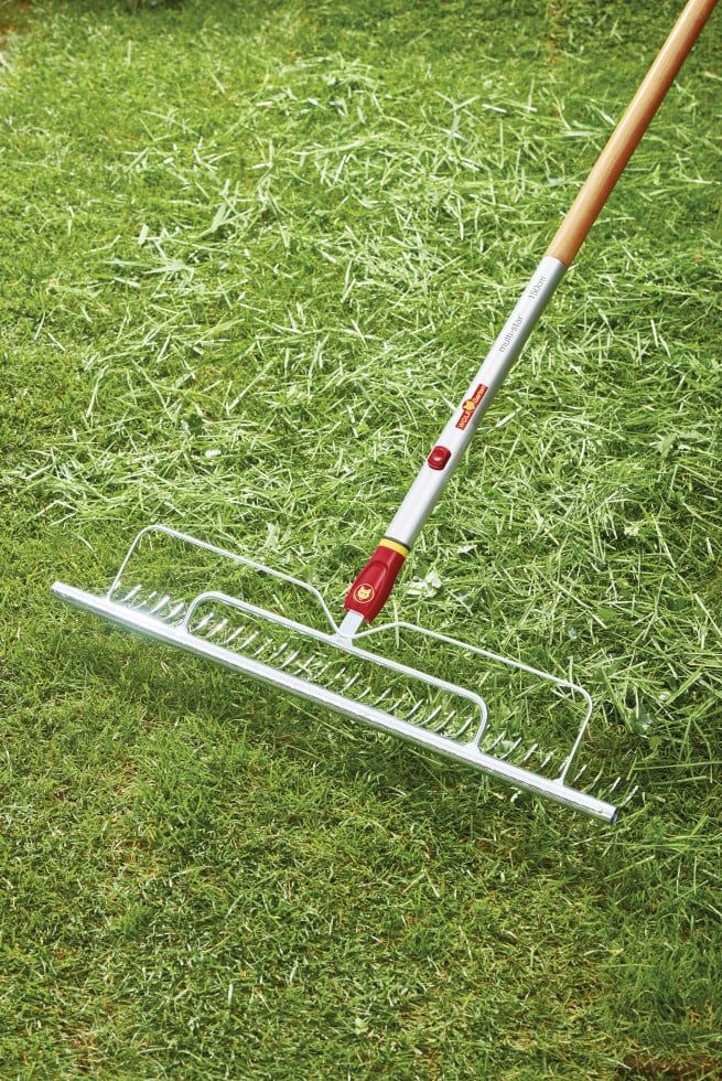 WOLF-Garten Rechenbesen Wolf Garten Rasenrechen Multi-Star UH-M 60 58 cm