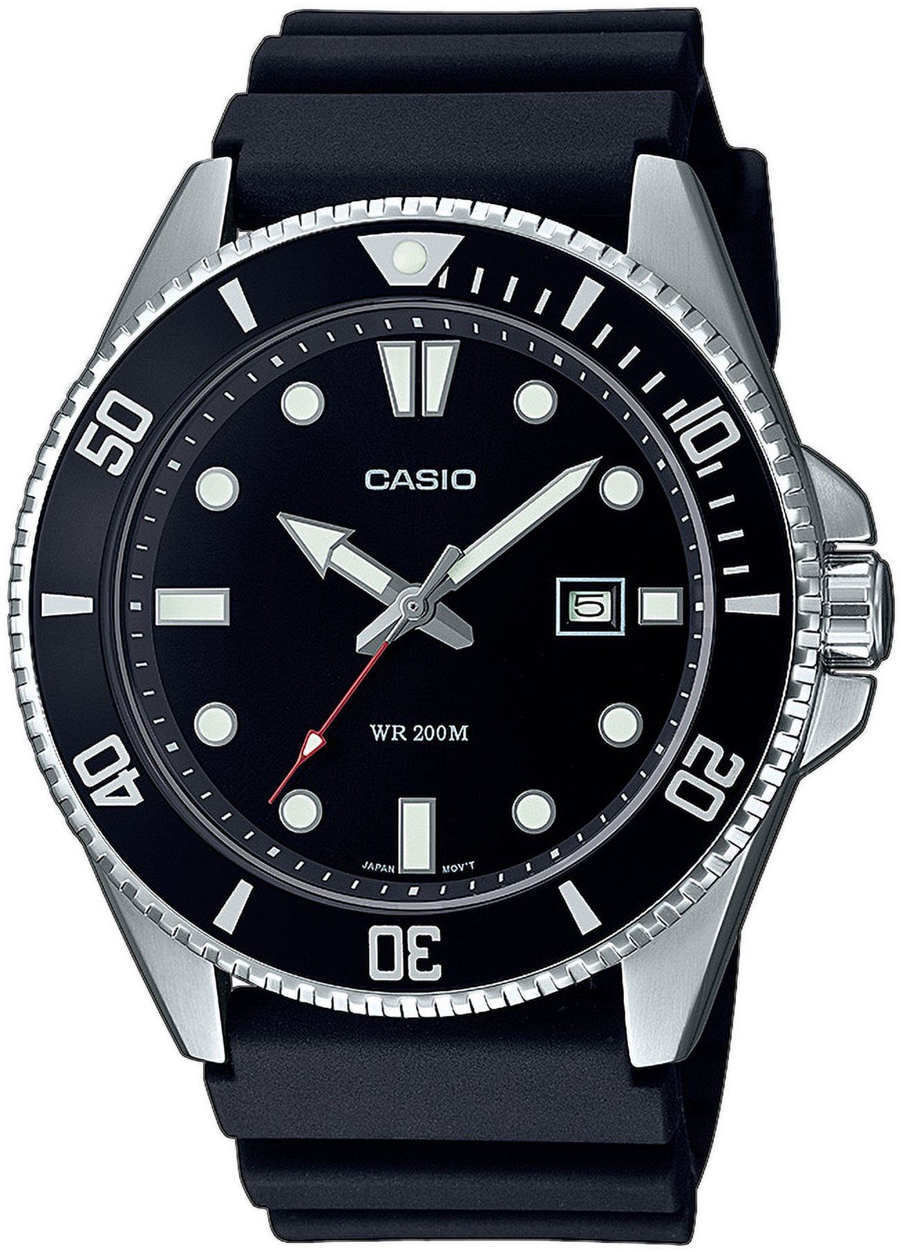 Casio Collection Quarzuhr MDV-107-1A1VEF, Armbanduhr, Herrenuhr,bis 20 bar wasserdicht