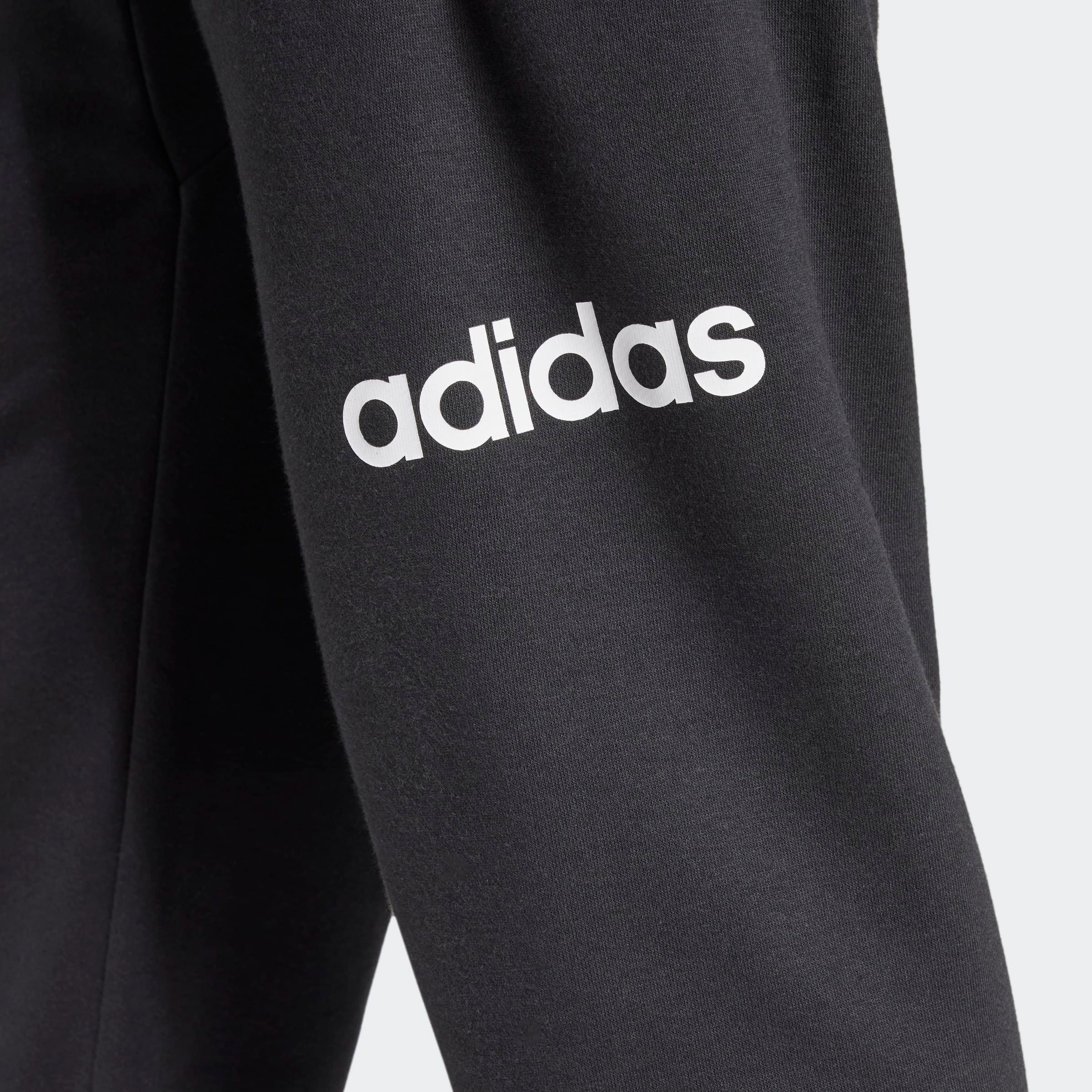 adidas Sportswear Sporthose ESSENTIALS LINEAR FRENCH TERRY aus Baumwolle, Polyester und Viskose, mit Kordelverschluss